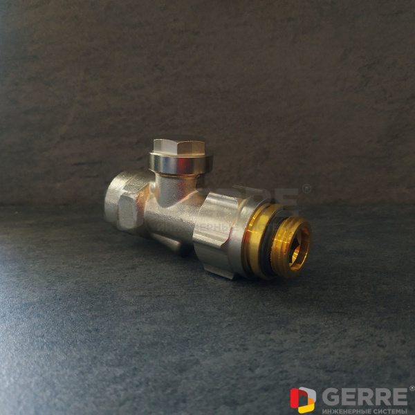 Вентиль на обратную подводку "Combi 3", 1/2 НГ х 1/2 ВР Multiflex