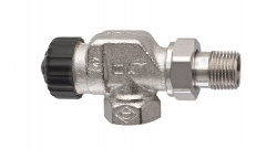 Термостатический клапан Heimeier Standart, DN 15(1/2&quot;), осевой, бронза никелированная 
