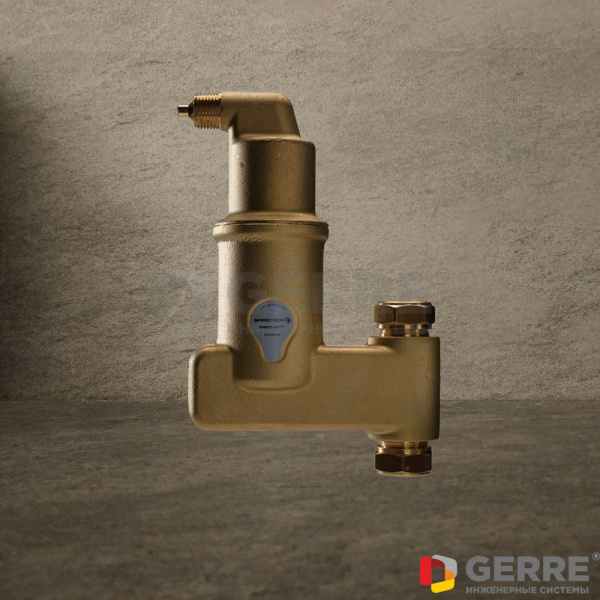 Сепаратор микропузырьков Spirovent Vertical/110°C/ G 3/4/ латунь SpiroVentHome