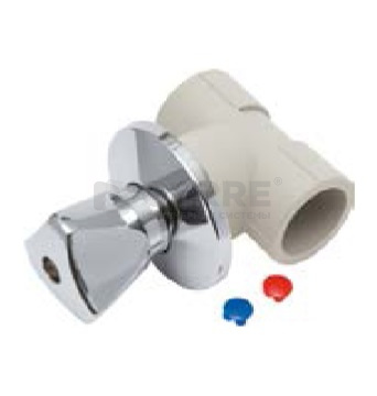 Запорный вентиль с ручкой, 25 мм Фитинги и комплектующие для полипропиленовых труб KAN-therm (Польша)