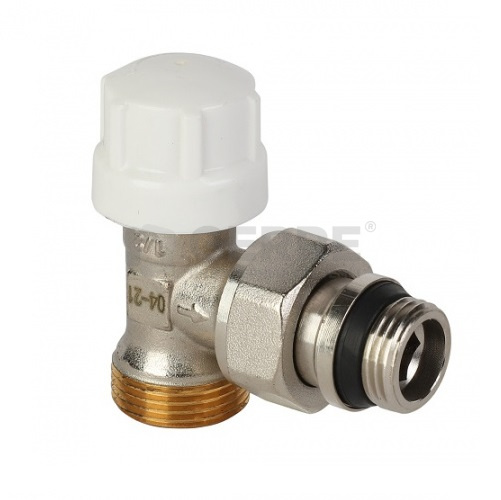 Клапан термостатический угловой с самоуплотняющимся кольцом MVI 1/2" с выходом под евроконус Запорная арматура MVI