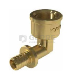 Отвод латунный 90° с резьбой внутренней UltraLine 25 ВР Rp3/4&quot; 
