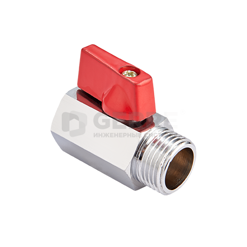 Кран шаровый мини MVI 1/2" внутренняя-наружная Запорная арматура MVI