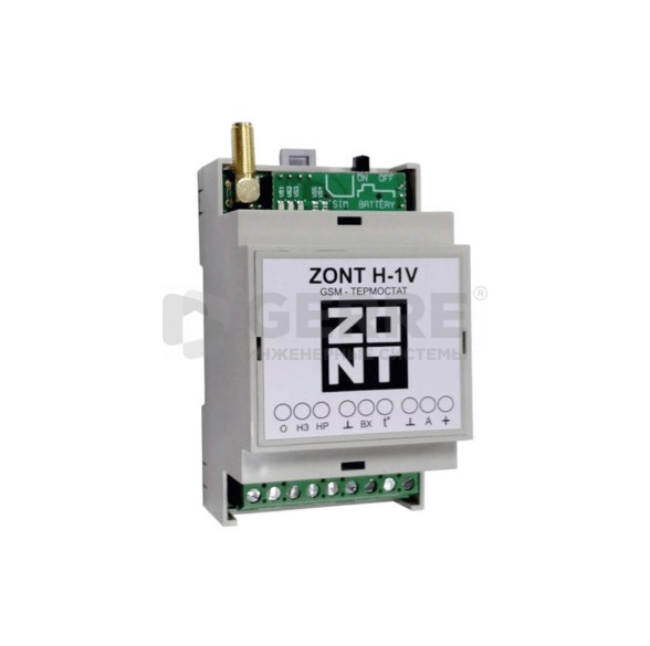 ZONT H-1V - GSM-термостат на DIN-рейку Термостаты и контроллеры ZONT 