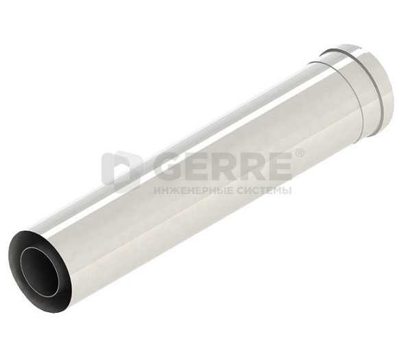 Труба Viessmann 80 мм длина 1 м  Дымоходы Viessmann 