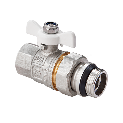 Кран-американка 1/2", ГОСТ, прямой с накидной гайкой и самоуплотняющимся кольцом Запорная арматура MVI