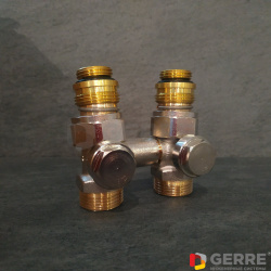 Запорно-присоединительный узел Oventrop Multiflex V ZB 1/2&quot;НР x 3/4&quot;НР, для опорожнения, артикул 1016291