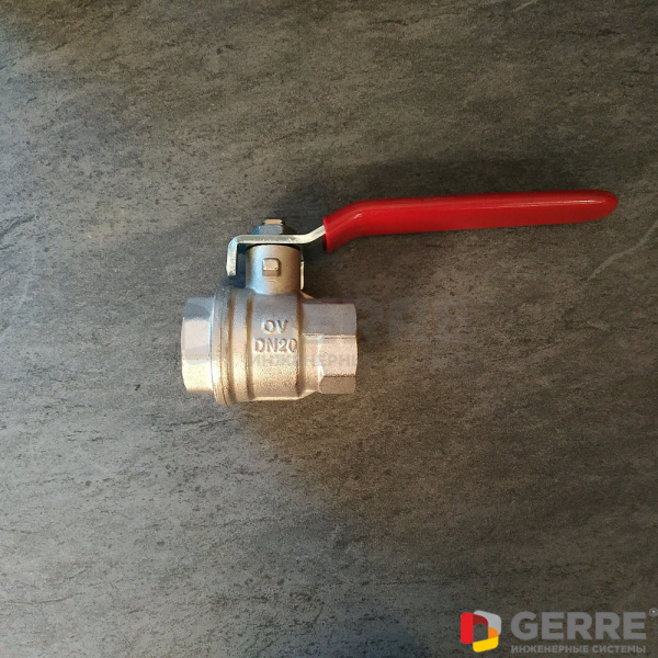 Шаровый кран Optibal с рычажной рукояткой Ду 15, G 1/2 ВР, латунь Краны шаровые Optibal