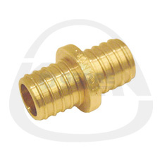 Соединитель двухсторонний латунный Push 14 х 2/ 12 х 2 