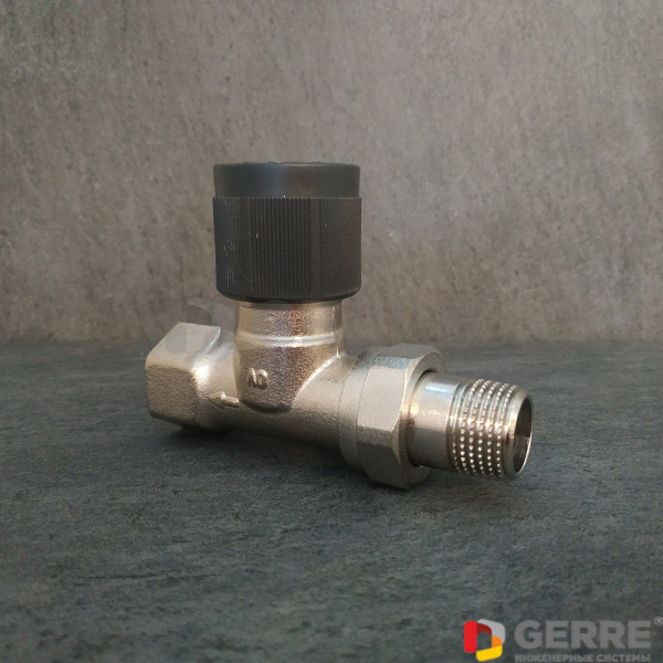 Ограничитель t обратного потока Ду15, 1/2", проходной на обратную подводку, M30x1,5 Вентили термостатические