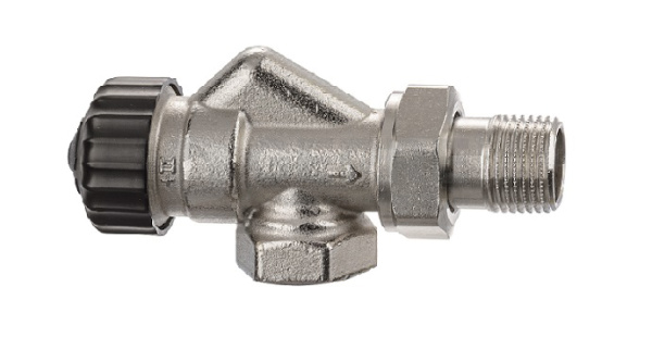 Термостатический клапан Heimeier Calypso, без преднастройки, DN 15(1/2"), осевой, латунь Термостатические клапаны Heimeier (Германия)