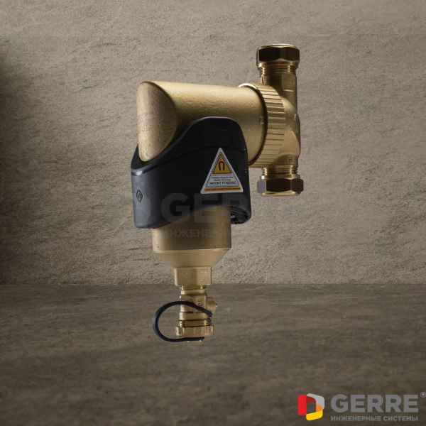 Сепаратор шлама Spirotrap Magnabooster 3/ 28 мм/110°С/ латунь SpiroTrapHome