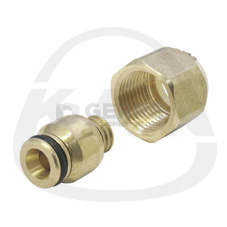 Соединитель для многослойных труб, 26 G1 Фитинги и комплектующие для металлопластиковых труб KAN-therm (Польша)