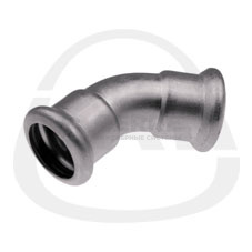 Отвод 45° press, 108 x 108 Фитинги и комплектующие для нержавеющих труб KAN-therm (Польша)