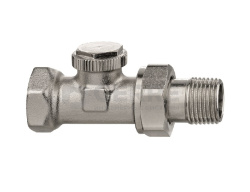 Радиаторный запорно-регулирующий клапан Heimeier Regutec F, проходной, Dn 15, (Rp 1/2&quot;) 
