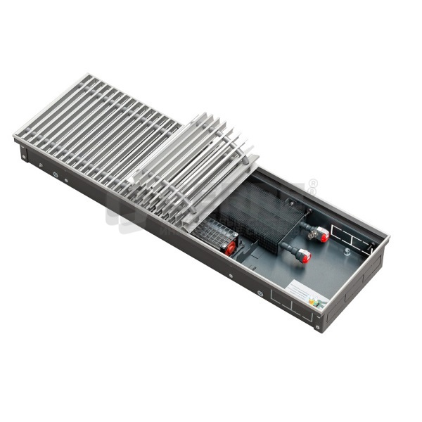 Внутрипольный конвектор с принудительной конвекцией Techno Vent KVZV 250-120-2000 24V