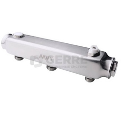 Коллектор из нержавеющей стали MVI, м\ц 100мм, 1&quot;x1/2&quot;, 3 выхода 