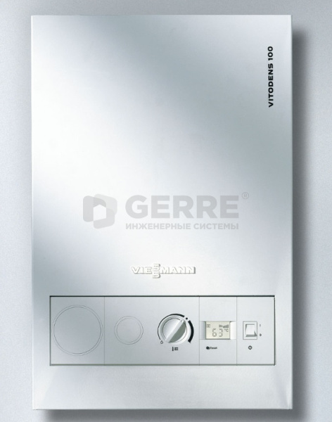 Котел газовый настенный Viessmann Vitodens 100-W одноконтурный с закрытой камерой сгорания 35 кВт Настенные газовые конденсационные котлы Viessmann (Германия)