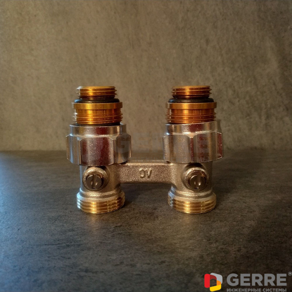 Присоединительный узел Multiflex F ZB 1/2"НРx3/4"НР, прямой Multiflex