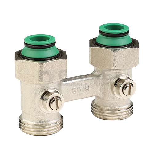 Узел нижнего подключения прямой, с шаровым затвором MVI 3/4"*3/4" Запорная арматура MVI