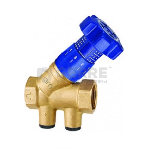 Балансировочный клапан MVI с наклонным штоком 3/4" Балансировочная арматура MVI