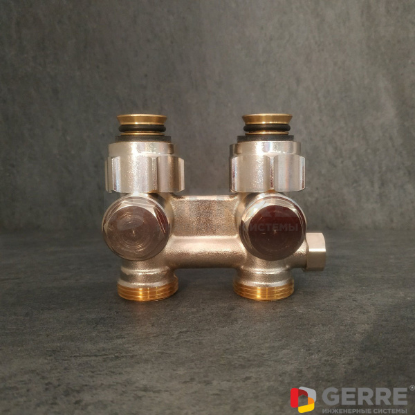 Запорно-присоединительный узел Multiflex F ZBU 3/4"НГ x 3/4"НР Multiflex