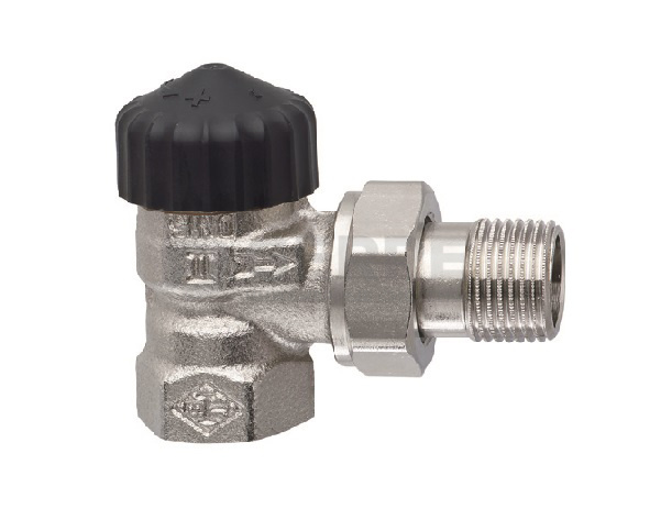 Термостатический клапан Heimeier Standart, DN 20(3/4"), угловой, бронза никелированная Термостатические клапаны Heimeier (Германия)