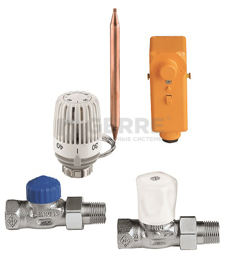 Комплект для напольного отопления №4, площадь поверхности пола до 160 м2 Регулирование теплых полов