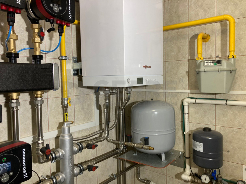 Котельная в загородном доме с Viessmann Vitopend 50547