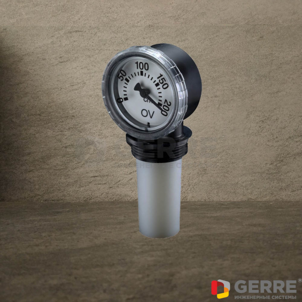 Механический указатель уровня топлива плавная настройка 1 1/2", 0-200 см Запчасти для арматуры для жидкого топлива Oventrop