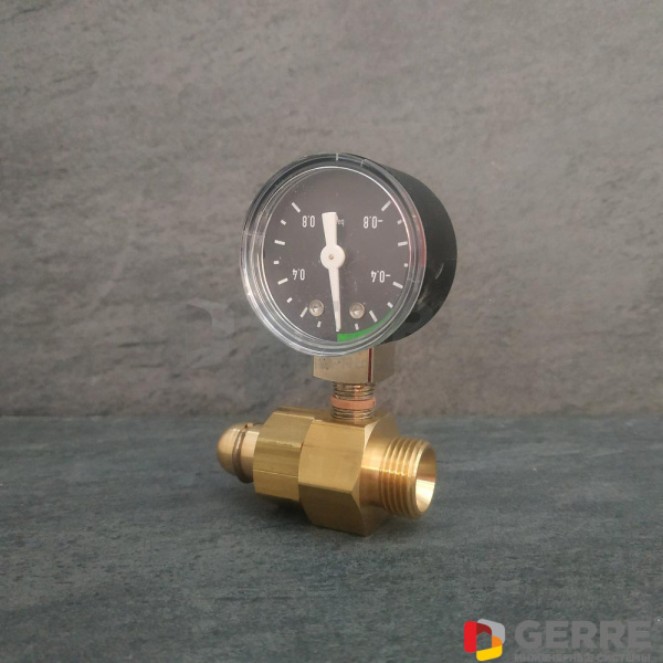 Манометр низкого давления с присоединительным элементом R 3/8" x Rp 3/8"с внутренним евроконусом Oventrop