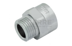 Корпус соединителя, версия никелированная, G1/2 x G1/2 