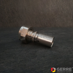 Cofit P прес. соединение с НГ 20x2,5мм x G3/4&quot;НГ, бронза/нерж. сталь, никелированное 