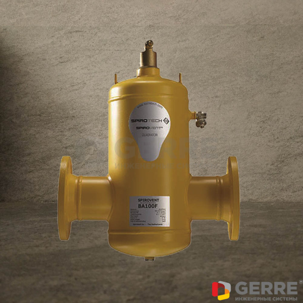 Сепаратор микропузырьков Spiroterm Spirovent DN 300/ Под фланец  SpiroVent