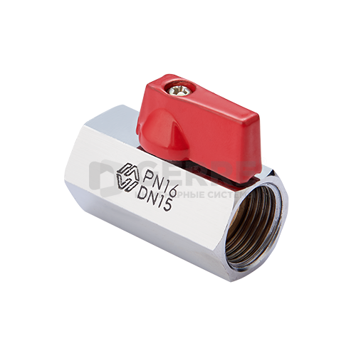 Кран шаровый мини MVI 1/2" внутренняя-внутренняя Запорная арматура MVI