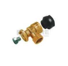 Отвод фиксируемый с резьбой наружной KAN-therm G1/2" Фитинги и комплектующие для металлопластиковых труб KAN-therm (Польша)