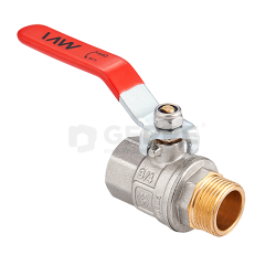 Кран шаровый полнопроходной MVI 3/4&quot; внутренняя-наружная, ручка 