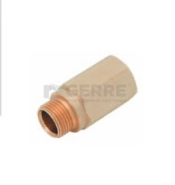 Удлинитель короткий KAN-therm G 1/2" Фитинги и комплектующие для металлопластиковых труб KAN-therm (Польша)