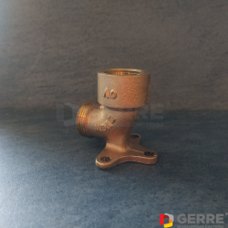 Cofit S настненная шайба, отвод с креплением бронза, G 3/4&quot;НР x Rp 1/2&quot; 