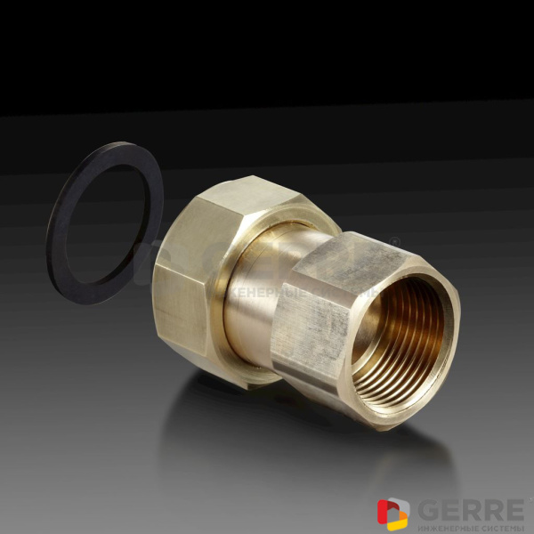 Присоединение с ВР EN 10226 бронза, Rp 1 1/4" x G 1 1/2" Арматура Oventrop для систем водоснабжения