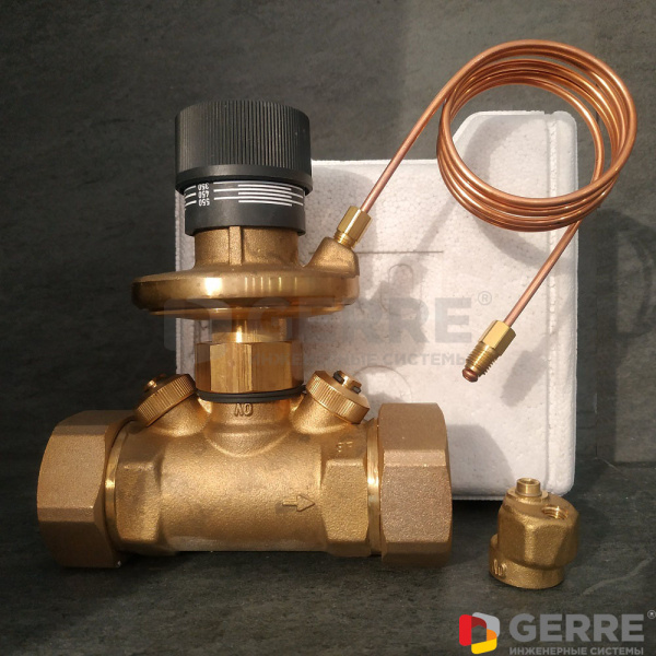 Регулятор перепада давления „Hycocon DTZ“ 250-600мбар, DN25, 1 1/4 "НР Oventrop