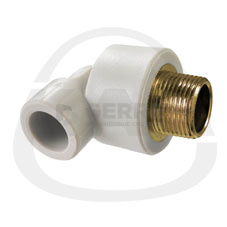 Отвод с резьбой наружной, 25 х 3/4&quot; 
