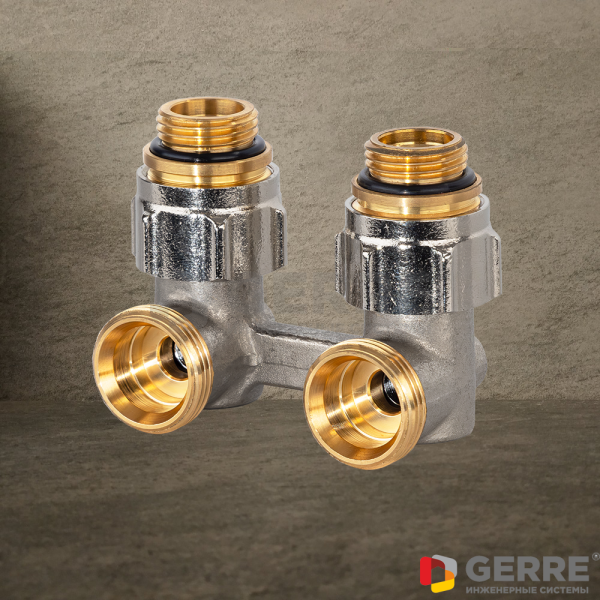 Вентиль Multiflex R ZB угловой ½ НР x ¾ НР Multiflex