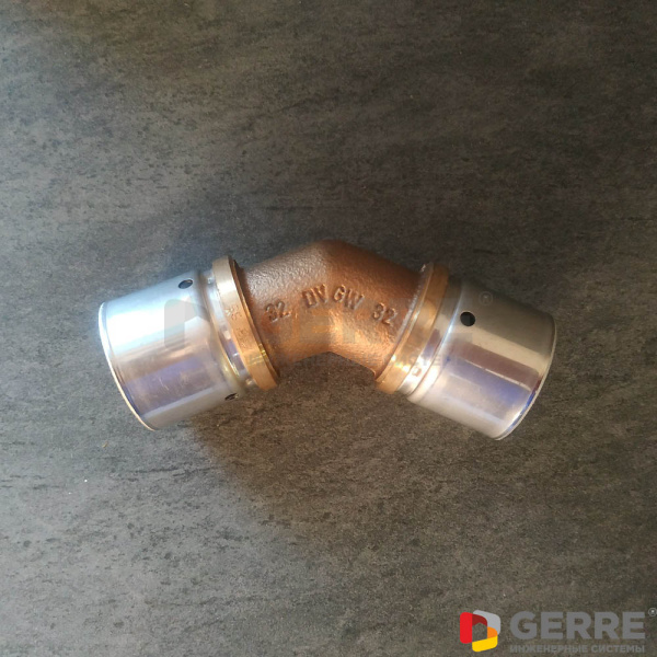 Пресс-угольник Oventrop 45° 50 х 50 мм Аксессуары