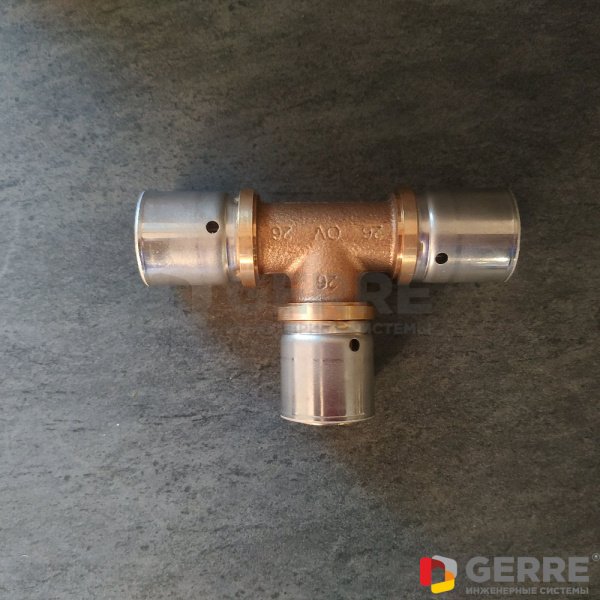 Oventrop Cofit P прес. тройник 40 х 40 х 40 мм Фитинги для труб Copipe Oventrop