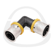 Отвод PPSU Press с пресс-кольцом, 40х3,5/ 40х3,5 Фитинги и комплектующие для металлопластиковых труб KAN-therm (Польша)